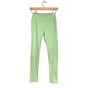 NWT Lularoe Mint Green Leggings OS Light Green Solid One Size Comfortable Lounge